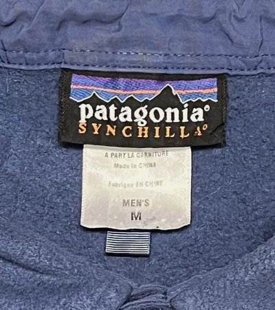 画像2: 00'S PATAGONIA "SYNCHILLA" ドットスナップボタン フリースシャツ ブルー (VINTAGE)