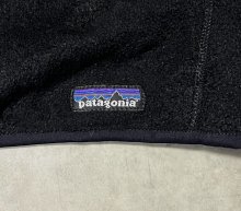 他の写真2: PATAGONIA "SYNCHILLA" 裾ロゴ フルジップ フリースベスト ブラック (VINTAGE)