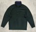 画像1: 90'S PATAGONIA "雪無しタグ" フリース スナップT ダークグリーン USA製 (VINTAGE) (1)