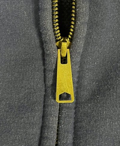 画像4: CARHARTT 裏地サーマル ダブルフェイス フルジップパーカー ネイビー (VINTAGE)
