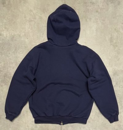 画像5: CARHARTT 裏地サーマル ダブルフェイス フルジップパーカー ネイビー (VINTAGE)