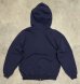 画像5: CARHARTT 裏地サーマル ダブルフェイス フルジップパーカー ネイビー (VINTAGE) (5)