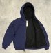 画像3: CARHARTT 裏地サーマル ダブルフェイス フルジップパーカー ネイビー (VINTAGE) (3)