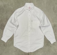 90'S BROOKS BROTHERS "MAKERS" オックスフォード BDシャツ ホワイト USA製 (VINTAGE)