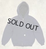 CARHARTT 裏地サーマル ダブルフェイス フルジップパーカー ネイビー (VINTAGE)