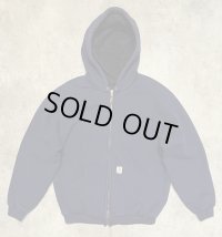 CARHARTT 裏地サーマル ダブルフェイス フルジップパーカー ネイビー (VINTAGE)