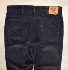 他の写真3: 80'S LEVIS 517 コーデュロイパンツ ネイビー 42TALONジップ W38L30 USA製 (VINTAGE)