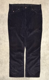 80'S LEVIS 517 コーデュロイパンツ ネイビー 42TALONジップ W38L30 USA製 (VINTAGE)