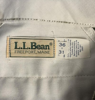 画像2: 80'S LL Bean "DICKIES製" ワークパンツ オリーブ W36L31 USA製 (VINTAGE)