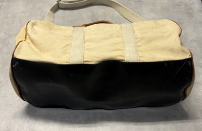 画像9: 80'S LL Bean ギザタグ キャンバス/レザー ダッフルバッグ タン USA製 (VINTAGE)
