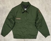 90'S NATIONAL PARK SERVICE キルティングライナー付き ワークジャケット オリーブ (VINTAGE)