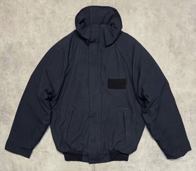 画像1: アメリカ軍 US NAVY "SHIPBOARD" アラミド デッキジャケット ネイビー (VINTAGE)