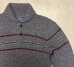 画像3: 70'S PENDLETON ショールカラー セーター ネップグレー USA製 (VINTAGE)  (3)
