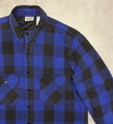 他の写真2: 90'S FIVE BROTHER 裏地キルティング ヘビーフランネル ワークシャツ チェック柄 (VINTAGE)