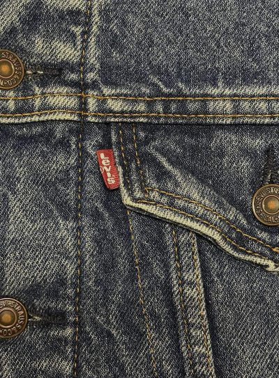 画像3: 80'S LEVIS "71506" スモールe 4thモデル 裏地ブランケット デニムジャケット インディゴ 46L USA製 (VINTAGE)