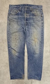 80'S LEVIS 501 デニム インディゴ W34L30 USA製 (VINTAGE)