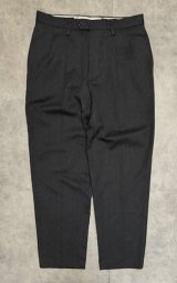 90'S GAP "PREMIUM" ツータック ウィップコードパンツ チャコール (VINTAGE)