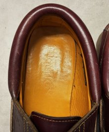 他の写真2: TIMBERLAND 3アイレット オイルドレザー モカシンシューズ バーガンディ (VINTAGE)
