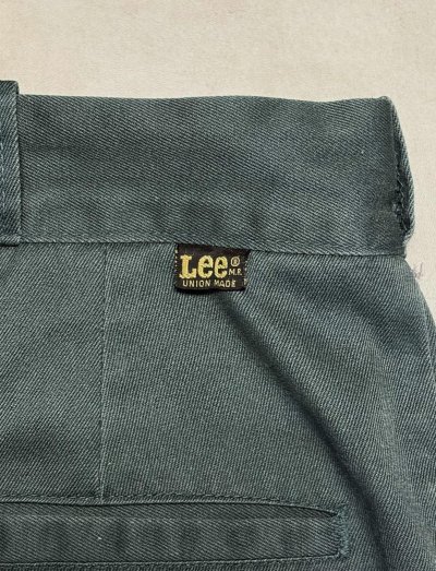 画像5: 70'S LEE "CHETOPA TWILL" ワークパンツ オリーブ TALONジップ USA製 (VINTAGE)