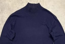 他の写真1: 80'S LL Bean モックネック 長袖 Tシャツ ネイビー USA製 (VINTAGE)