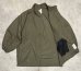 画像3: ODDMENT "BIG TACTICAL SHIRT" 解体再構築 リップストップ ハーフコート カーキ (REMAKE) (3)