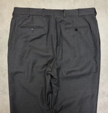 他の写真3: BROOKS BROTHERS ツータック ウールパンツ チャコール (VINTAGE)