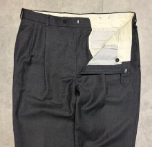 他の写真1: BROOKS BROTHERS ツータック ウールパンツ チャコール (VINTAGE)