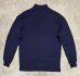 画像4: 80'S LL Bean モックネック 長袖 Tシャツ ネイビー USA製 (VINTAGE) (4)