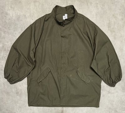 画像1: ODDMENT "BIG TACTICAL SHIRT" 解体再構築 リップストップ ハーフコート カーキ (REMAKE)