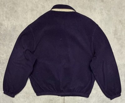 画像6: 80'S RALPH LAUREN 三角タグ チンスト付き フリース ドリズラージャケット ネイビー USA製 (VINTAGE)