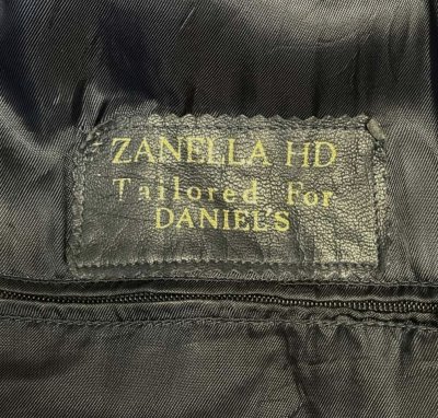 画像2: ZANELLA ヌバックレザー バルスタージャケット ダークネイビー (VINTAGE)