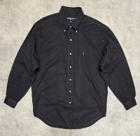 90'S RALPH LAUREN "BLAKE" ポプリン BDシャツ ブラック (VINTAGE)