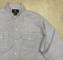 他の写真2: 90'S RRL 初期 三ツ星タグ 5ボタン マチ付き オックスフォードシャツ ブルー (VINTAGE)