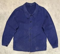 60'S CANALS フレンチワーク ワークジャケット カバーオール ブルー (VINTAGE)