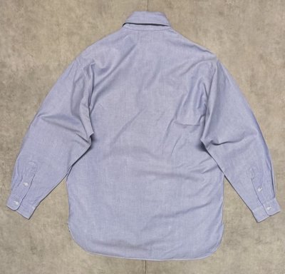 画像4: 90'S RRL 初期 三ツ星タグ 5ボタン マチ付き オックスフォードシャツ ブルー (VINTAGE)