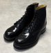 画像1: 70'S カナダ軍 レザーソール レースアップ レザーブーツ ブラック (DEADSTOCK) (1)