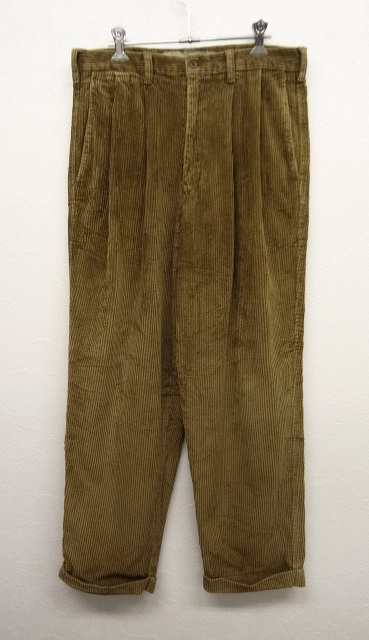 90'S DOCKERS KHAKI ツープリーツ 太畝 コーデュロイパンツ (USED) 「Bottoms」 入荷しました。 - What