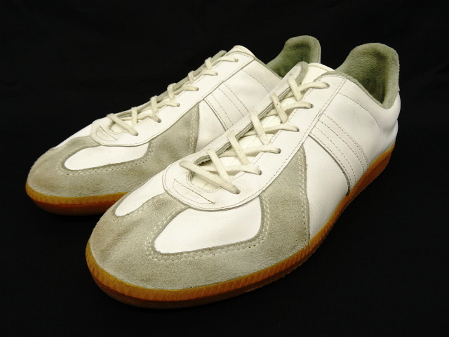 ドイツ軍 オリジナル ジャーマントレーナー ホワイト 27.5cm (VINTAGE) 「Shoes」 入荷しました。