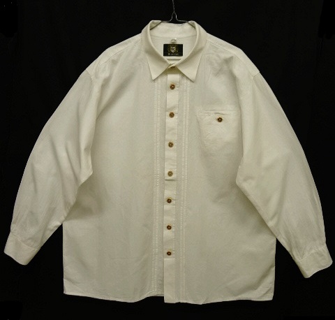 ユーロヴィンテージ オーストリア発 チロリアンシャツ WHITE (VINTAGE) 「L/S Shirt」 入荷しました。 - What's