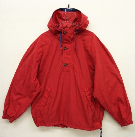 90'S GAP 旧タグ ナイロン ハーフジップ アノラックパーカー RED (VINTAGE) 「Jacket」 入荷しました