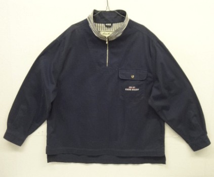 90'S EDDIE BAUER "EB-97" ハーフジップ スタンドカラー アノラック ネイビー (VINTAGE) 「Jacket」入荷しました。