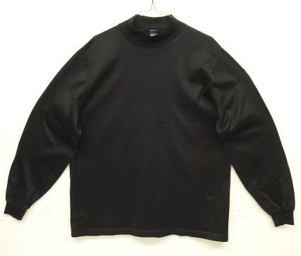 90'S LANDS' END モックネック 長袖 Tシャツ ブラック USA製 (VINTAGE) 「T-Shirt」入荷しました。