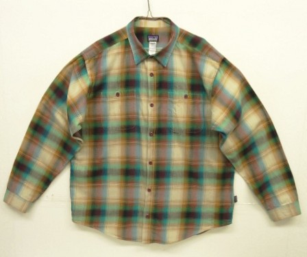 PATAGONIA オーガニックコットン 長袖 シャツ オンブレチェック (USED) 「L/S Shirt」入荷しました。
