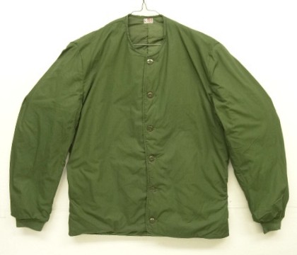 70'S スウェーデン軍 M59 中綿入り ノーカラー ライナージャケット ダークグリーン (DEADSTOCK) 「Jacket」入荷しました。