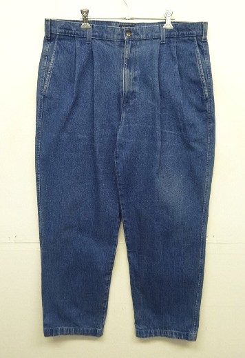 90'S DOCKERS ツープリーツ デニム トラウザーズ インディゴ (VINTAGE) 「Bottoms」入荷しました。