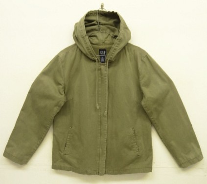 00'S GAP 旧タグ コットン フルジップ ショートパーカー カーキ (VINTAGE) 「Jacket」入荷しました。