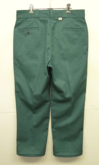 80'S DICKIES 874 チビタグ ワークパンツ グリーン USA製 (VINTAGE) 「Bottoms」入荷しました。