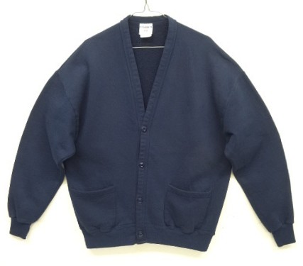 90'S JERZEES スウェット カーディガン ネイビー (VINTAGE) 「Sweat Shirt」入荷しました。