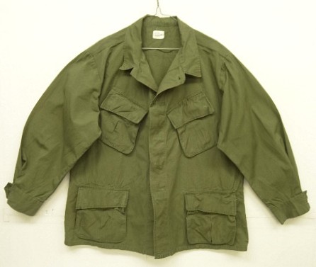 60'S アメリカ軍 US ARMY "JUNGLE FATIGUE" リップストップ ファティーグジャケット L-SHORT (VINTAGE) 「Jacket」入荷しました。
