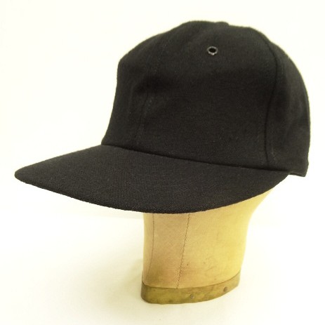 60'S UNKNOWN 6パネル ウール ベースボールキャップ ブラック USA製 (DEADSTOCK) 「Cap」入荷しました。